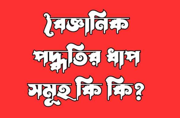 বৈজ্ঞানিক পদ্ধতির ধাপ সমূহ কি কি