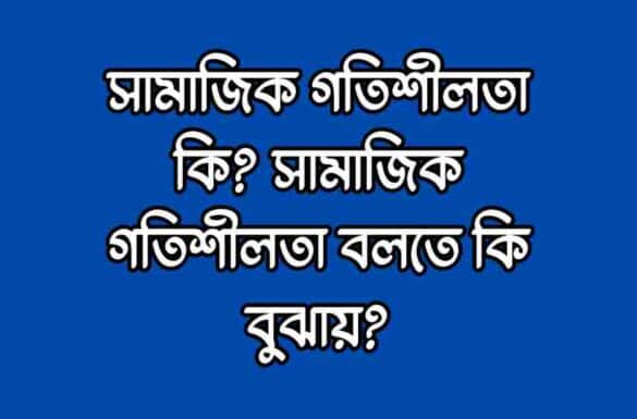 সামাজিক গতিশীলতা কি, সামাজিক গতিশীলতা বলতে কি বুঝায়, সামাজিক গতিশীলতা কি, সামাজিক গতিশীলতা বলতে কি বুঝায়,