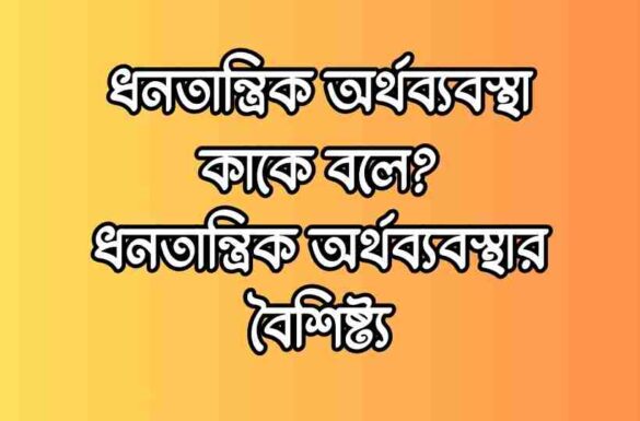 ধনতান্ত্রিক অর্থব্যবস্থা কাকে বলে, ধনতান্ত্রিক অর্থব্যবস্থার বৈশিষ্ট্য, ধনতান্ত্রিক অর্থব্যবস্থা কাকে বলে, ধনতান্ত্রিক অর্থব্যবস্থার বৈশিষ্ট্য,